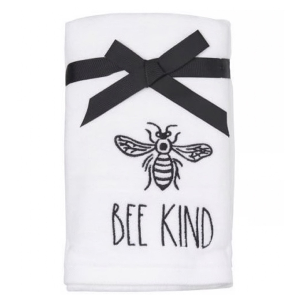 NEW Rae Dunn Bee Kind Hand Towels Set π - Picture 2 of 2